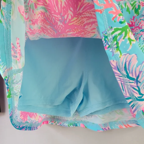 Lilly Pulitzer Luxletic UPF 50+‎ Aila Mini Skort L 8-10 - Picture 10 of 11